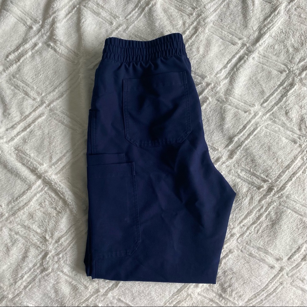 Figs high waisted scrub pants large
